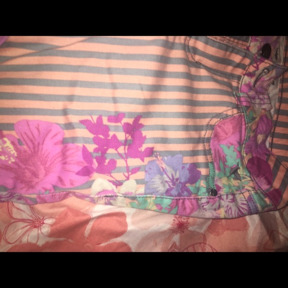 Floral striped Grane Juniors 5 Skinny Jeans EUC - Picture 13 of 15